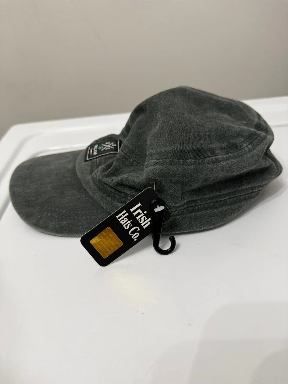 Ireland Patch Camp-Style Cap - Olive Green